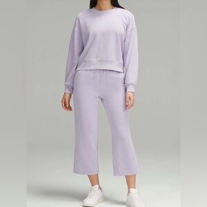 #531 Lululemon Softstreme High-Rise Straight-Leg Cropped Pant Lilac Ether Sz 2